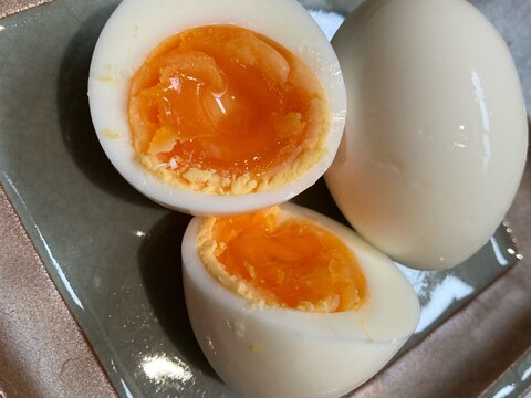 6分半!半熟ゆで卵